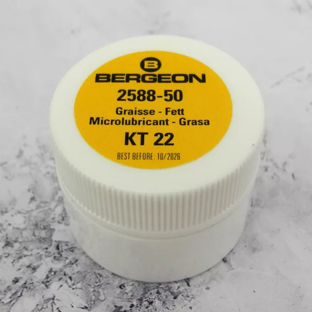Bergeon 2588-50 KT22 Silikon Microlubricant Wasserdicht Siegel Grease -HG2588-50