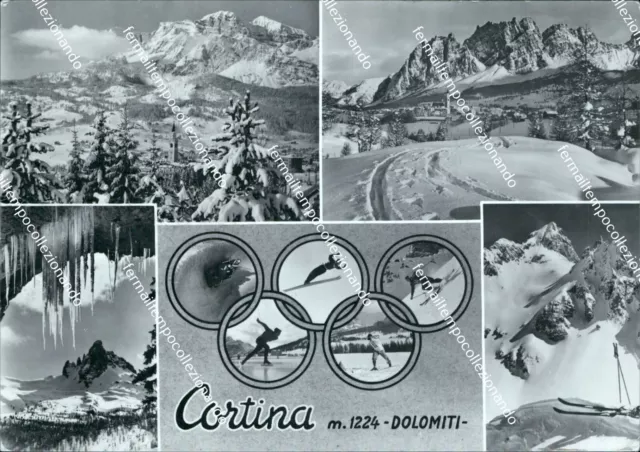 br181 cartolina cortina dolomiti provincia di belluno veneto