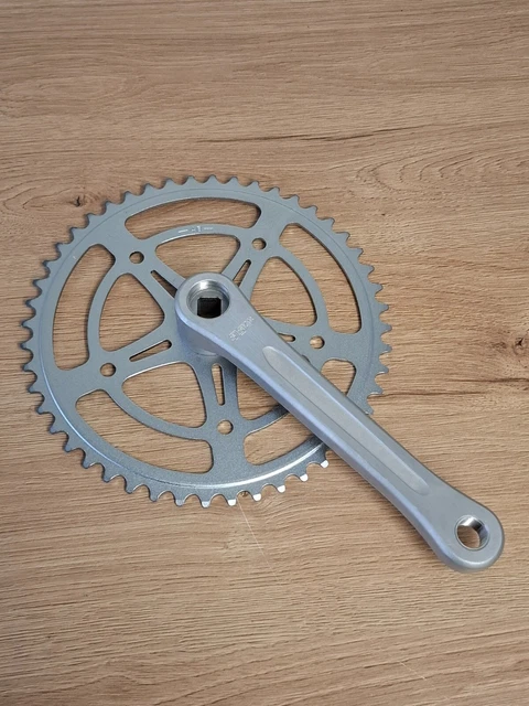 Pédalier Vintage SR Sakae SILSTAR SI-S – 170 Mm, 52-42 Dents, Aluminium, Japon