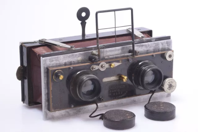 ✅ Mackenstein La Francia Folding Stereo 45X107Mm Plate Camera Max Balbreck Lens