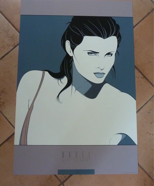 Patrick Nagel, Pop Art, Commemorative #14, 1986 MIRAGE EDITION SERIGRAPH 36X24"