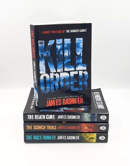 The Maze Runner (books 1-4) by James Dashner, Paperback