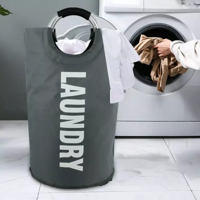 Large Laundry Washing Bag Basket Collapsible Fabric Foldable Hamper Oxford