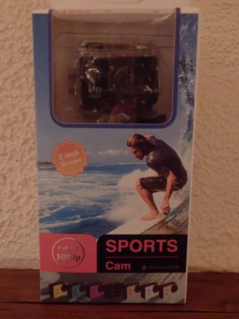 Caméra sportive Full HD 1080P Waterproof 30M NEUVE dans son blister