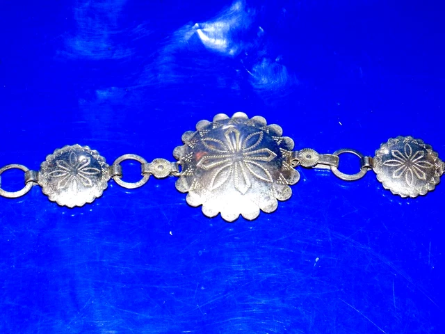 Vintage Fiesta Concho Chain Southwestern Belt - 36"