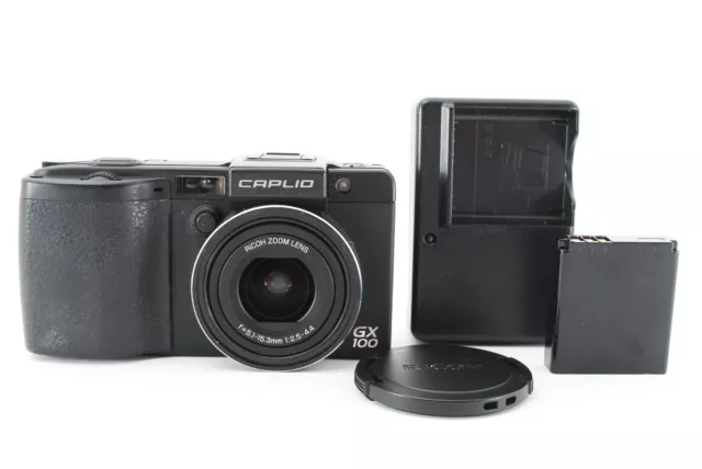 Ricoh Caplio GX100 10.0MP Digital Camera Black [Excellent+] From JAPAN #1203