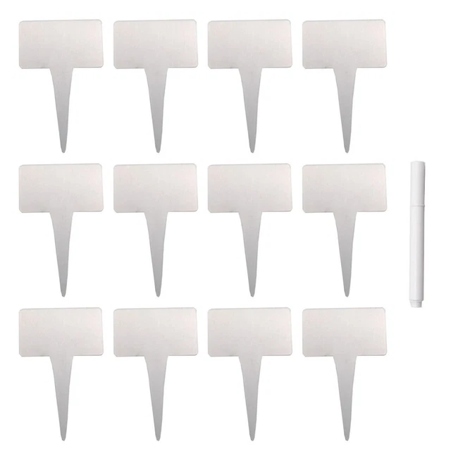 VANZACK 200 Stück Pflanzenetiketten - Bunte Stecketiketten Für Garten & Sukkulenten