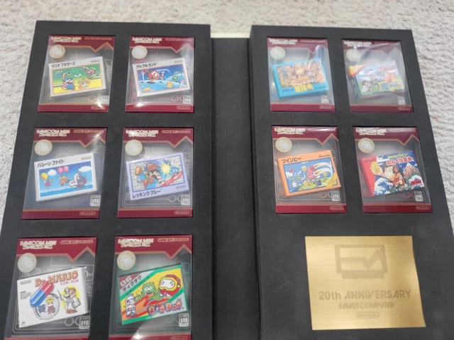 COFFRET Family Computer nes nintendo mini anniversary gba game boy advance 9
