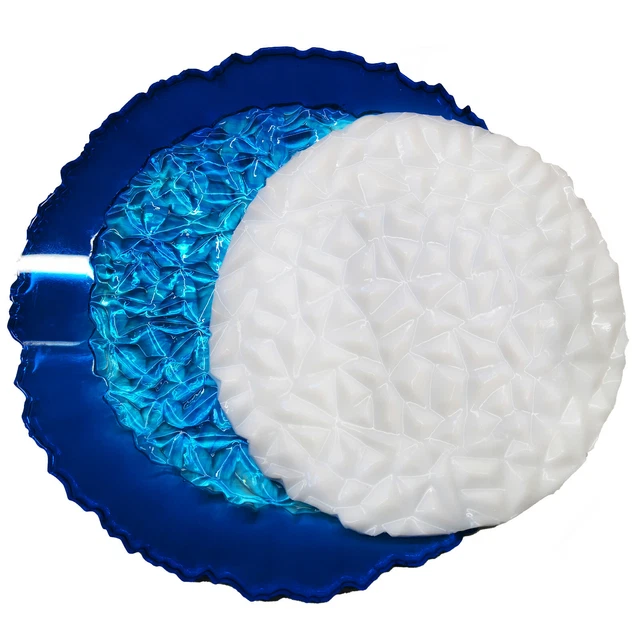 Druzy Silicone Insert Inlay Crushed Velvet Geode Mould Mold Epoxy Resin Acrylic