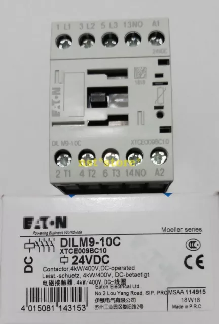 Contattore DC DILM9-10C DILM910C DC24V 4NO 9A