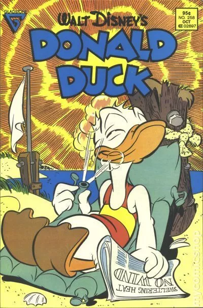 Donald Duck #258 VF+ 8.5 1987 Stock Image