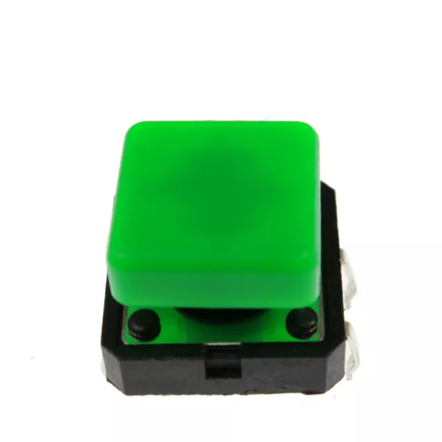 A14 Tactile Cap & Switch - Momentary Button - Square Flat Keycap - 6 Colours