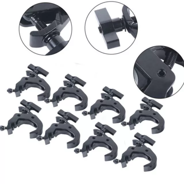 8pcs Stage Light Clamps For Dj Truss Light Par Light Clamp Aluminum Alloy 330lbs