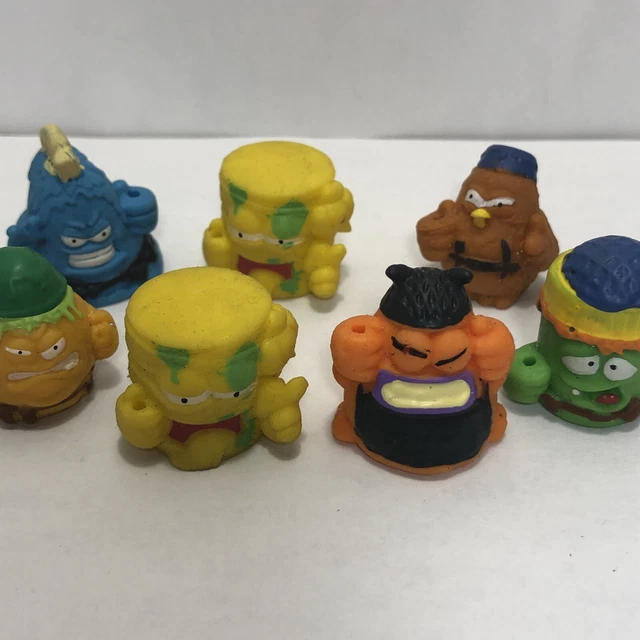The Grossery Gang Series Bug Strike Squshy Figures Lot of 7