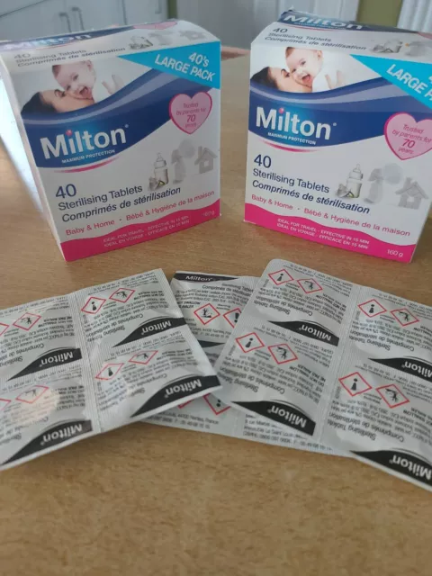 Milton Sterilising Tablets - Baby & Home - No Heating, No Rinsing, No Hassle