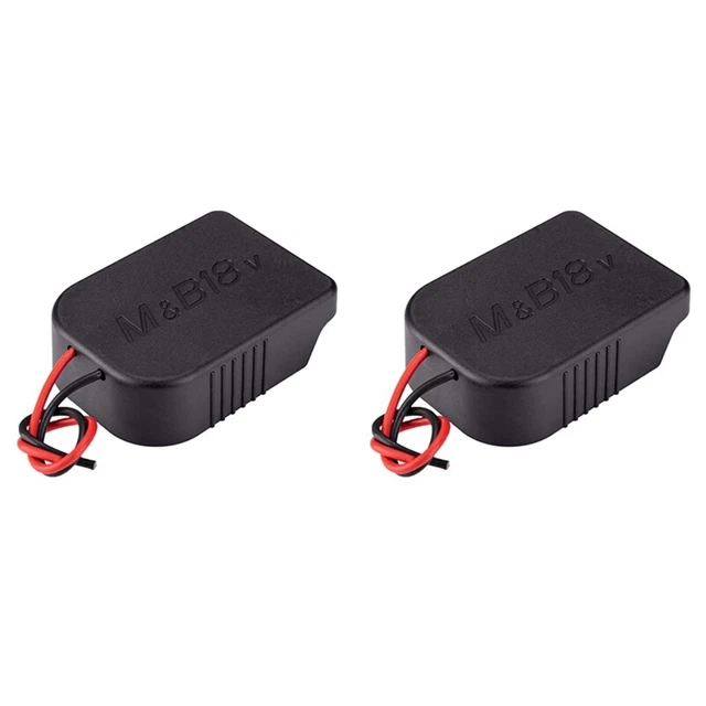 2X for  Wheels Adaptor for  18V/14.4V Battery  Mount Connector Adapter Dock C8J3