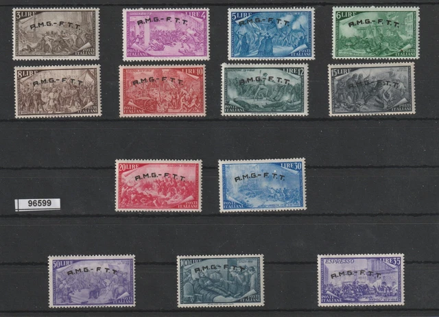 1948 Trieste A Amg-Ftt Centenary Del Resurgence 13 Val New MNH Burnished MF96