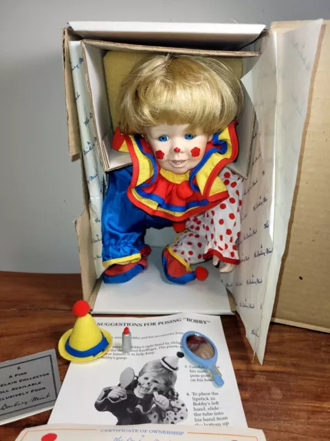 The Danbury Mint Clowning Around Collection Bobby Doll By FayZah Spanos 1992