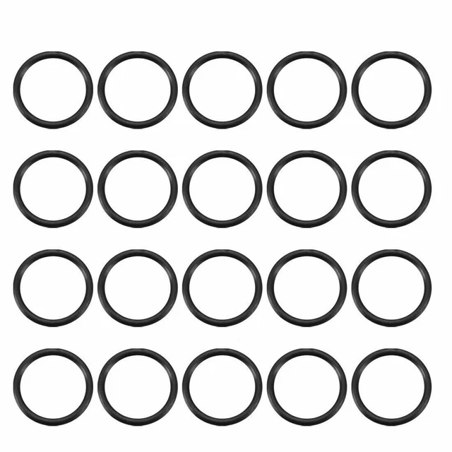 20pcs Black Nitrile Butadiene Rubber NBR O-Ring 21mm Inner Dia 2.5mm Width ✦KD