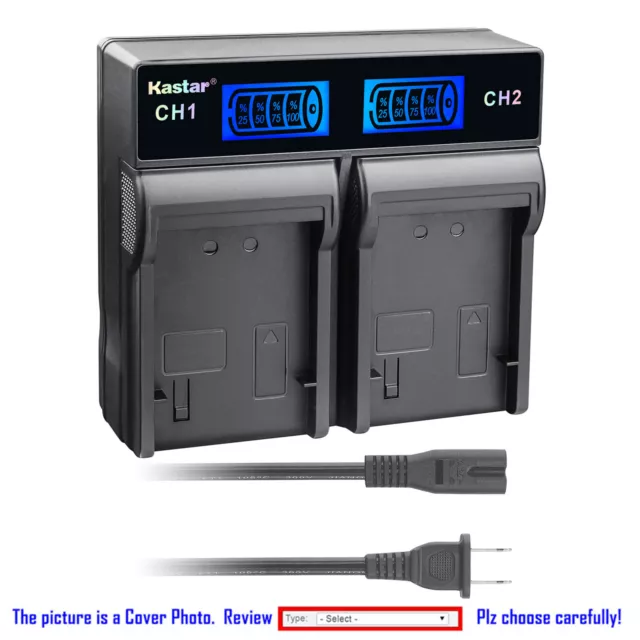 Kastar Battery LCD Rapid Charger for Ricoh DB-60 DB-65 Ricoh GR G600 G700 G700SE