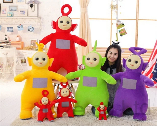 Peluche 37 cm – Qualità Premium Super Soft 4 tipi insieme Licenza Ufficiale (Po, Tinky Winky, Laa Laa, Dipsy