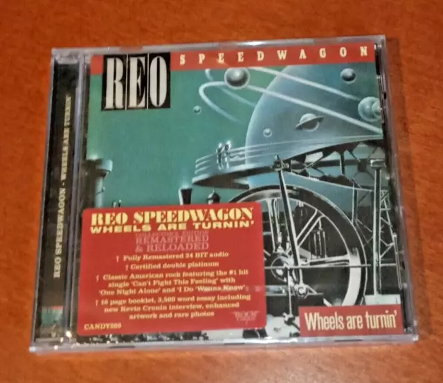 Reo Speedwagon Cd Wheels Are Turnin' Rock Candy - New & Sealed