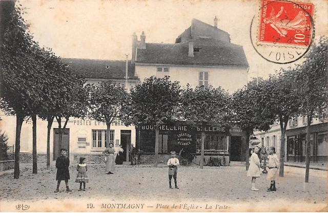 95 - MONTMAGNY - SAN49569 - Place de l'Eglise - La Poste