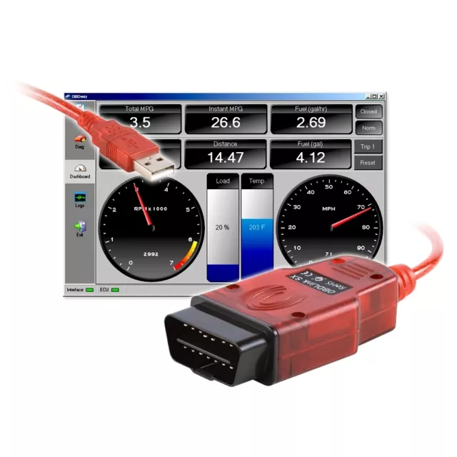 OBDLink SX - Gratuit 2-DAY Priorité - USB OBD2 II Module, ScanTool 425801 2