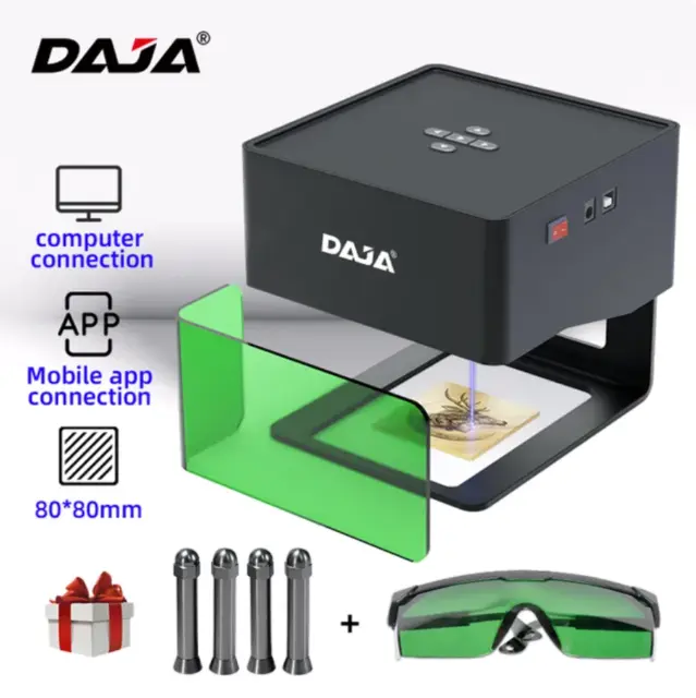 DAJA Mini Portable Laser Engraver Diy Bluetooth Machine Engraving Laser Machine