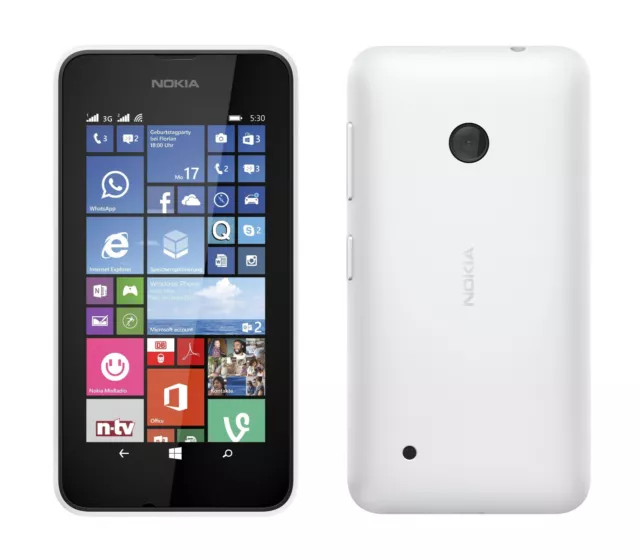 Nokia Lumia 530 in Weiß Handy Dummy Attrappe - Requisit, Deko, Ausstellung