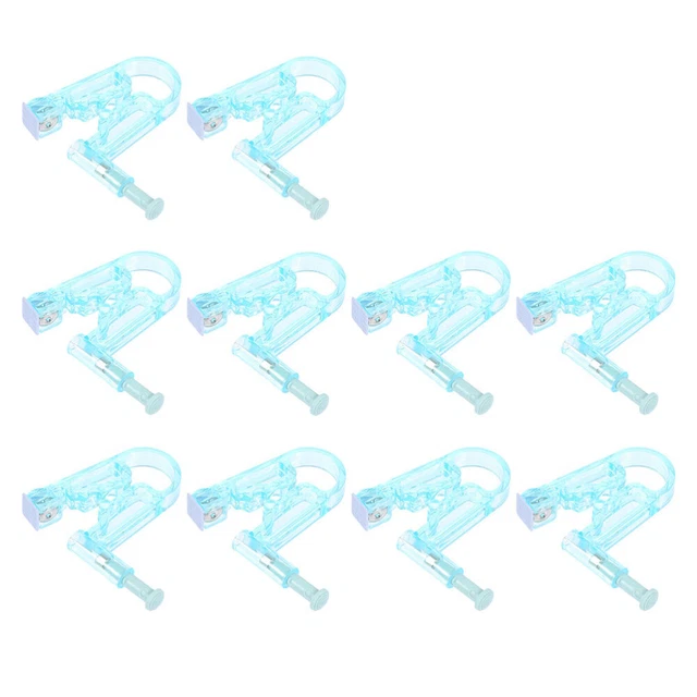 10 pz piercer portatile per piercing auricolare sicuro orecchie autouso