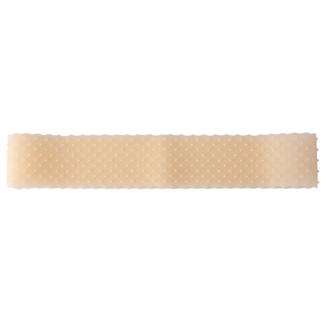 Peluca transparente de silicona agarre banda para el cabello diadema elástica antideslizante (amarillo)