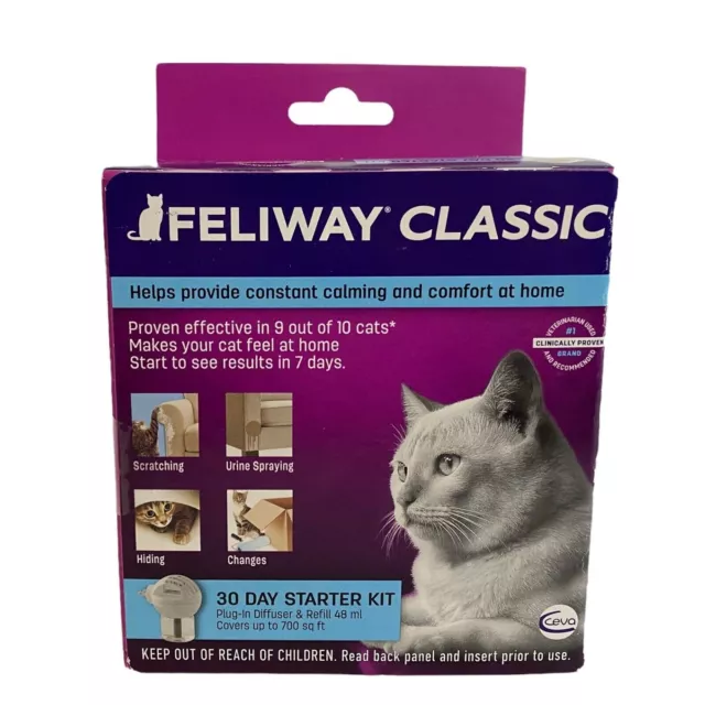 Feliway Classic 30 Day Starter Kit | Diffuser+Refill |
