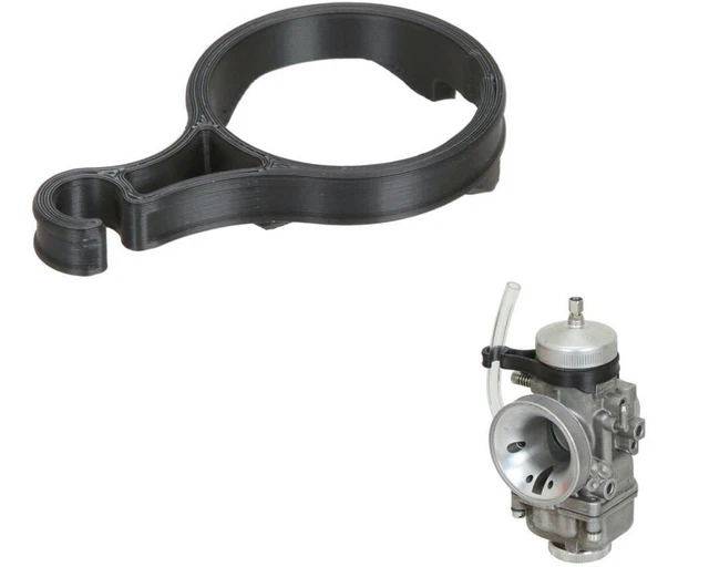 Go-Kart Benzin Line Unterstützung Für 30mm Dellorto Vergaser Schwarz Karting