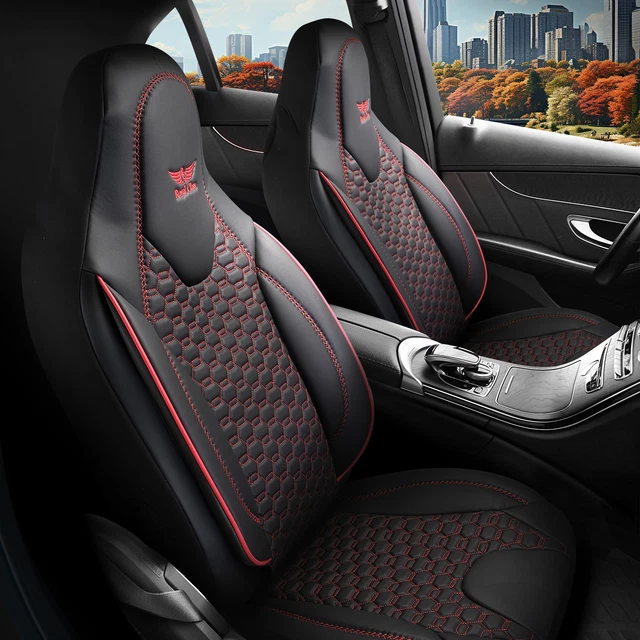 HOUSSE DE SIÈGE Convient Pour Mercedes Benz Cla-Classe En Rubis Noir