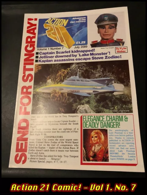 Action 21 Vo. 1. No. 7 Gerry Andersons Thunderbirds & Stingray July 2089 (1989)