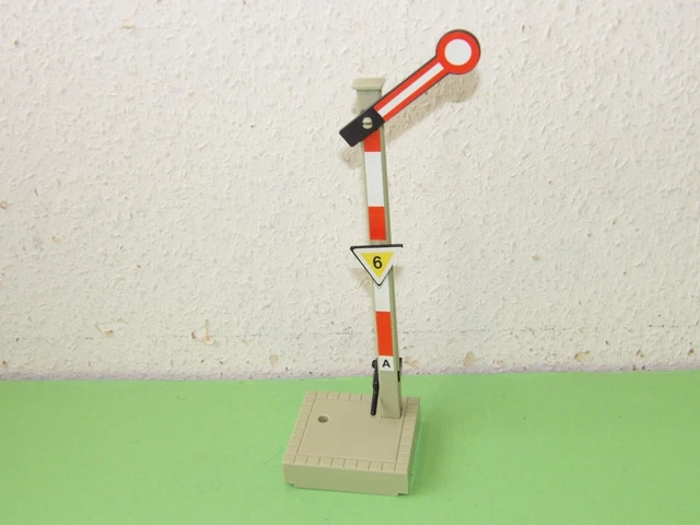 4353 PLAYMOBIL TRAIN VINTAGE : signal / sémaphore (V.3 de 1992 - 1996/97) - Jeux & Jouets