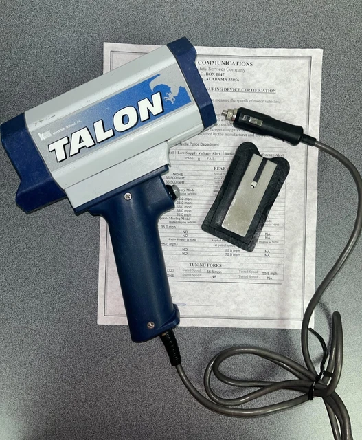Kustom Signals Talon Traffic Radar Speed Gun Frequency Ka Band 