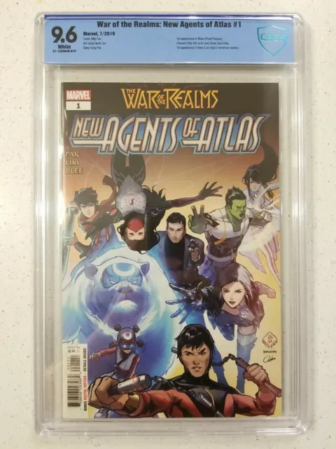 War of the Realms: New Agents of Atlas #1 CBCS 9.6 (Same as CGC) 1st App of Aero