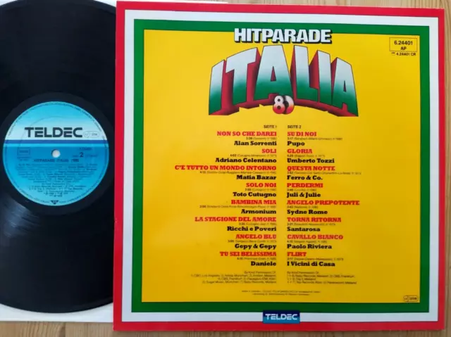 Schallplatte - Vinyl - Hitparade Italia 1980 - neuwertig 2