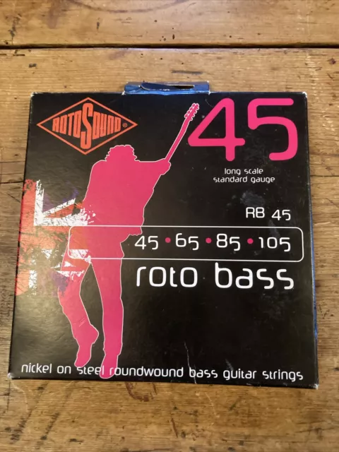 Rotosound Roto Bass Nickel Standard 45-105 Long Scale Roundwound Guitar Strings