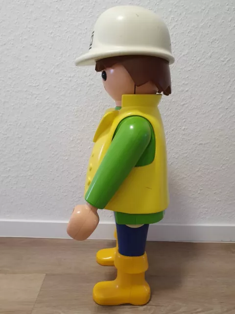 Playmobil 60cm Bauarbeiter Figur Werbefigur XXL Großfigur Standfigur 65cm Deko 3