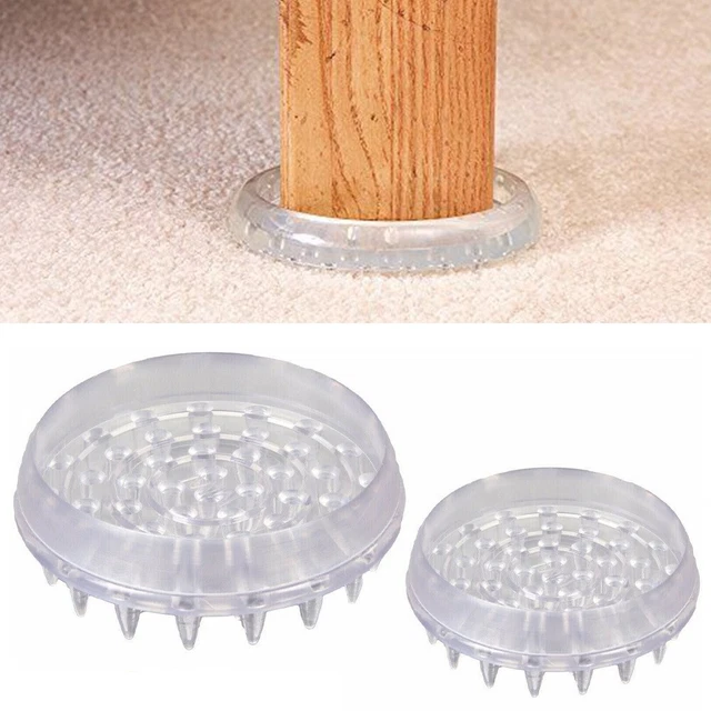 Confezione da 8 piedini tavolo e sedia in gomma protezione mobili tramite cuscinetti antiscivolo
