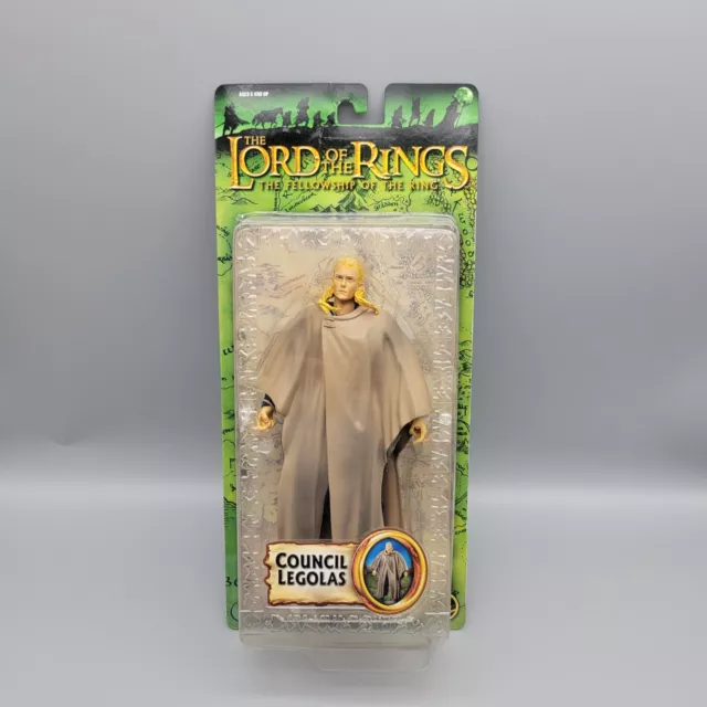 Toybiz Lord Of The Rings LOTR Council Legolas 6.5" Elf Action Figure Elven 2005