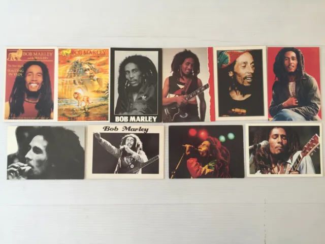 Lot  10  Cartes Postales   BOB  MARLEY   Jamaique  Postcards