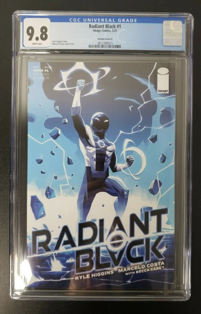 Radiant Black #1 (1:10 Costa Variant Cover D) CGC 9.8 White Pages - Image 2021