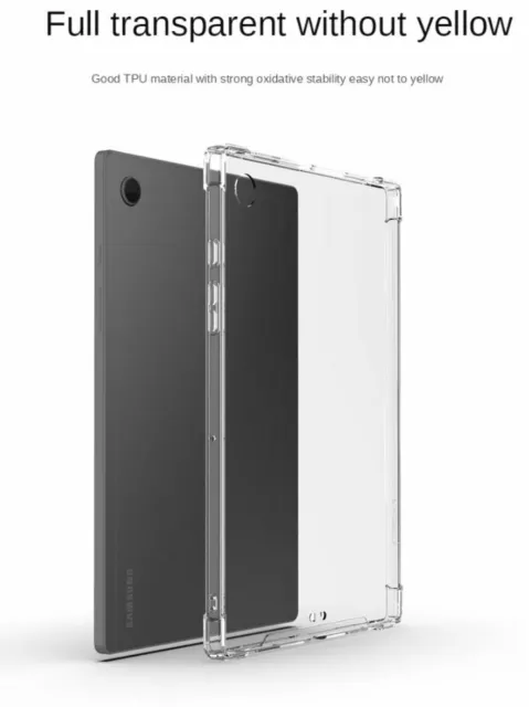 Samsung Galaxy Tab A8 10.5 2021 SM-X200 SM-X205 Claro Funda TPU de Silicona GB 3