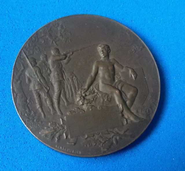 Médaille Militaire Ancienne en Bronze République Française par Henri DUBOIS