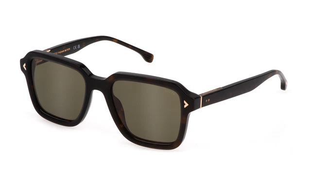 Lunettes De Soleil Philipp Plein SPP129V 0722 - Modèle AVANA SCURA LUCIDA - Monture Marron 54/22/145 - Neuf
