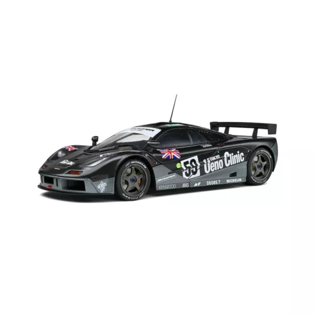 Solido Soli1804106 SOLIDO 1804106 MCLAREN F1 GTR SHORT TAIL BLACK 24H LE MANS 19